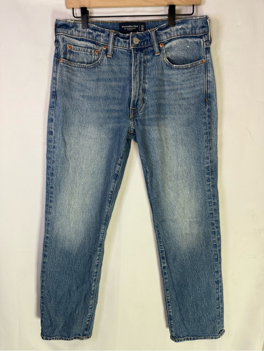 Abercrombie & Fitch - Men’s Light Blue Washed Jeans - 31x30